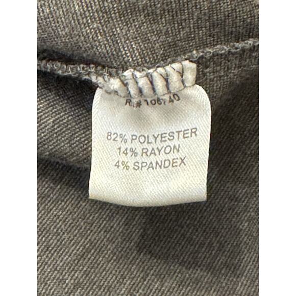 Northstyle Gray 1/4 Zip 3/4 Sleeve Dress, Sz L LagenLook Gorpcore Pullover - Picture 5 of 10